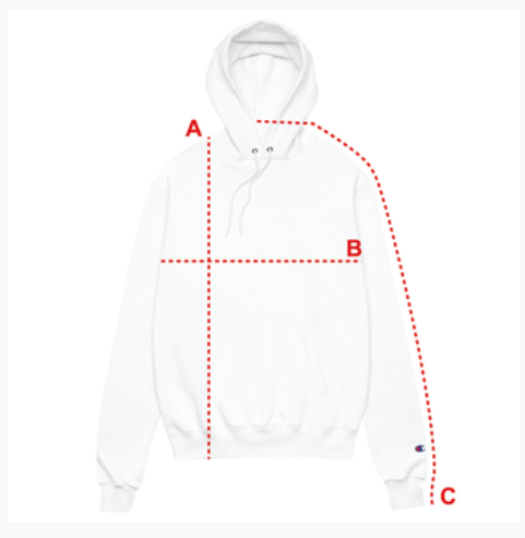 Blue Schnauzer X Unisex Champion hoodie