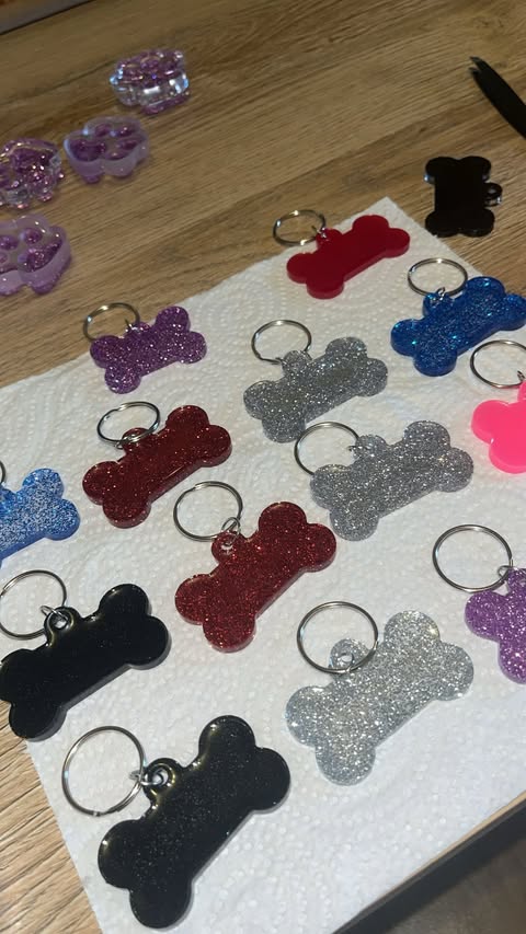 フランス製手作りカラータグ